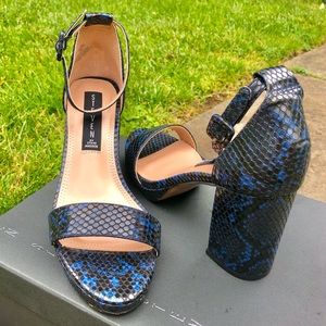 Steven By Steve Madden Vino Snakeskin Sandal